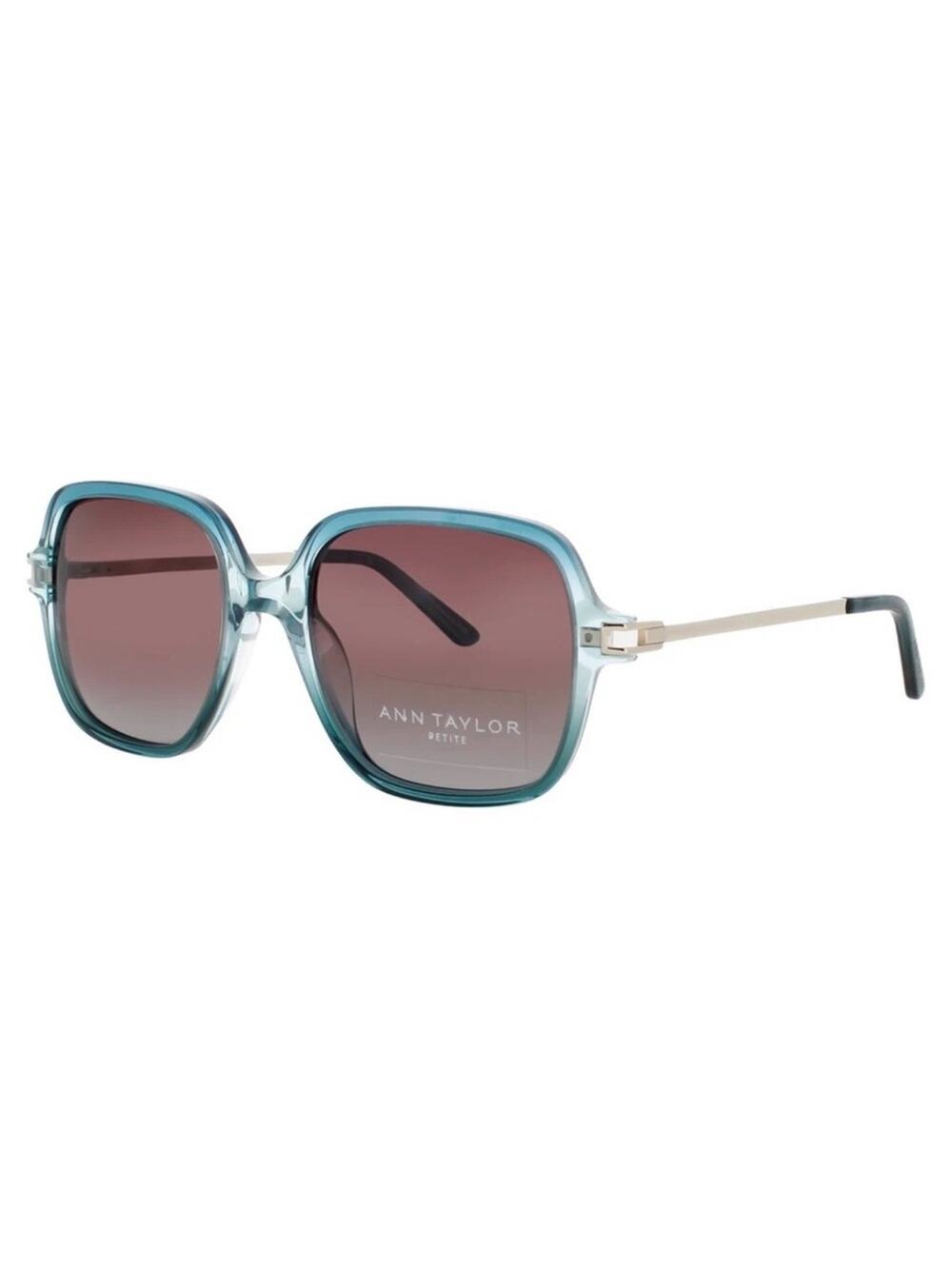 NEW!!! Ann Taylor ATP929 C02 Translucent Teal Gradient Sunglasses Authentic